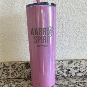 Hotworx Pink Tumbler - Warrior Spirit Design